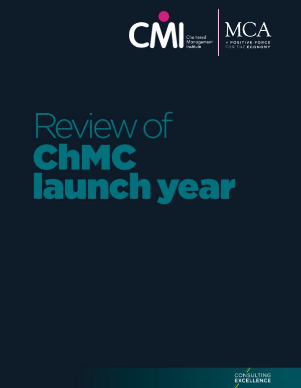 Chartered Management Consultant Award - Launch Year Review