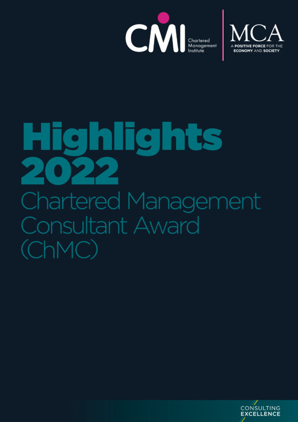 Chartered Management Consultant Award - Highlights 2022 Report