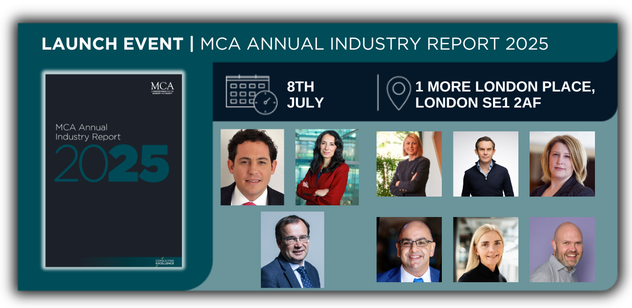 MCA Annual Industry Report launch event 2025 - 6 speakers